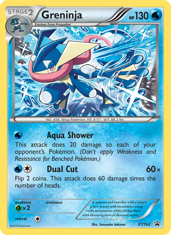 XY162 Greninja – XY Black Star Promos