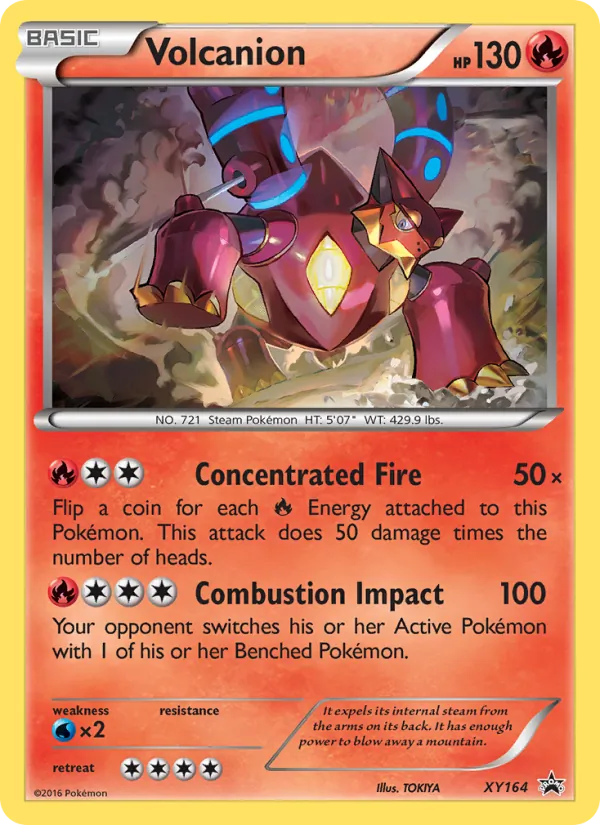 XY164 Volcanion – XY Black Star Promos