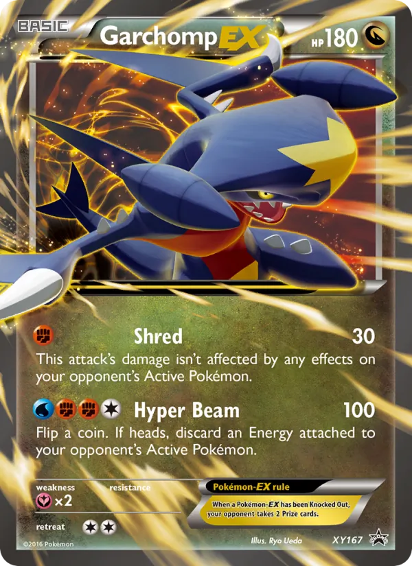 XY167 Garchomp-EX – XY Black Star Promos