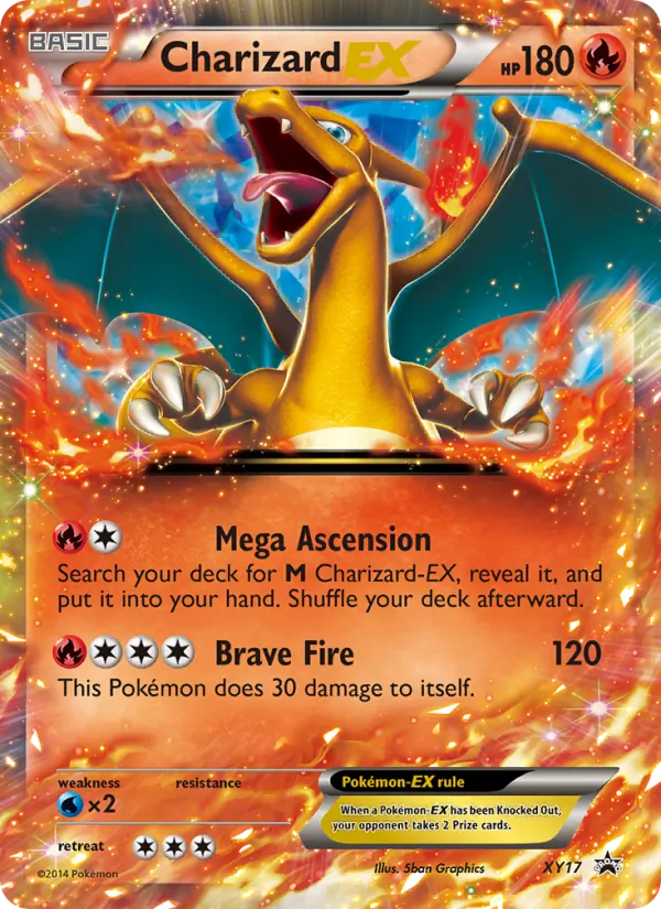 XY17 Charizard EX – XY Black Star Promos