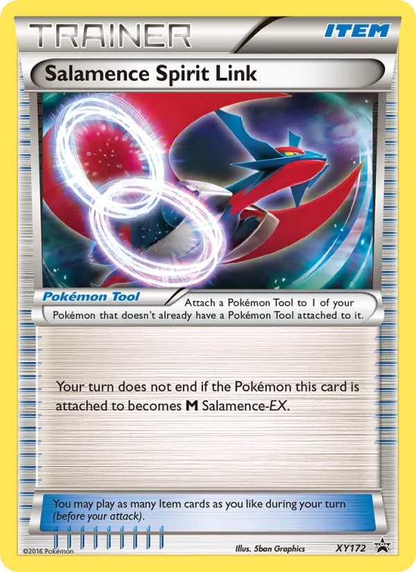 XY172 Salamence Spirit Link – XY Black Star Promos