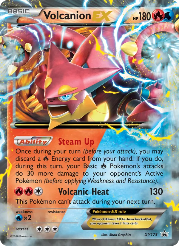 XY173 Volcanion EX – XY Black Star Promos