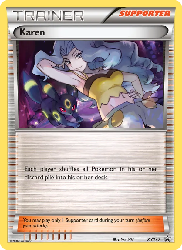XY177 Karen – XY Black Star Promos