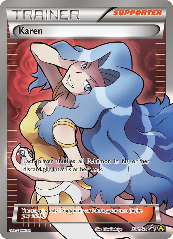 XY177a Karen – XY Black Star Promos