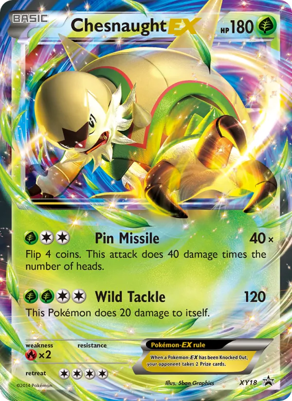 XY18 Chesnaught EX – XY Black Star Promos