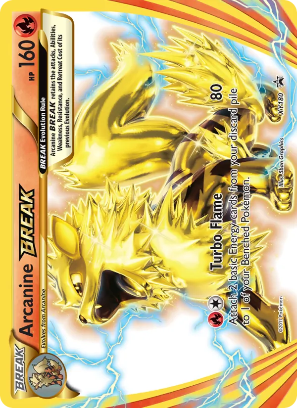 XY180 Arcanine BREAK – XY Black Star Promos