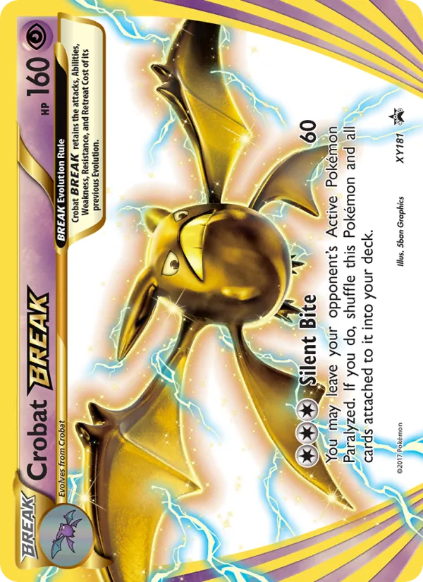 XY181 Crobat BREAK – XY Black Star Promos