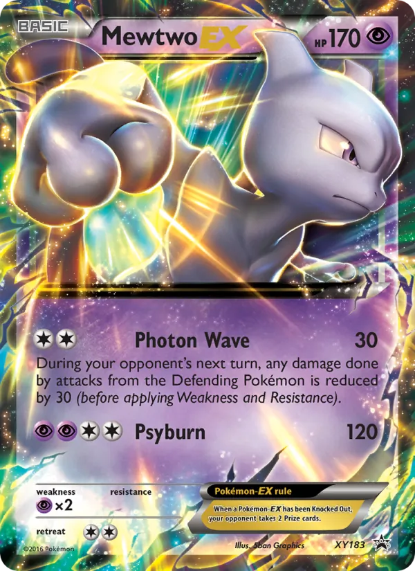 XY183 Mewtwo-EX – XY Black Star Promos