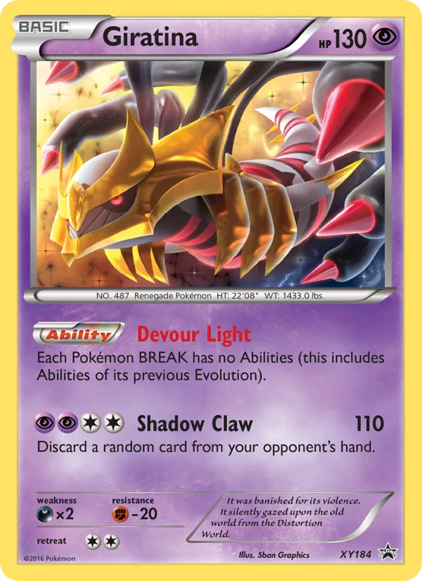 XY184 Giratina – XY Black Star Promos