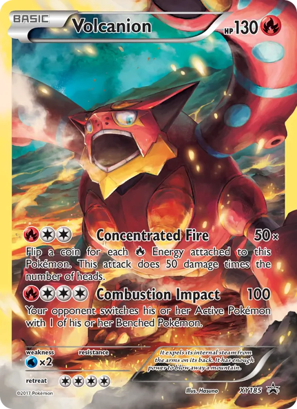XY185 Volcanion – XY Black Star Promos