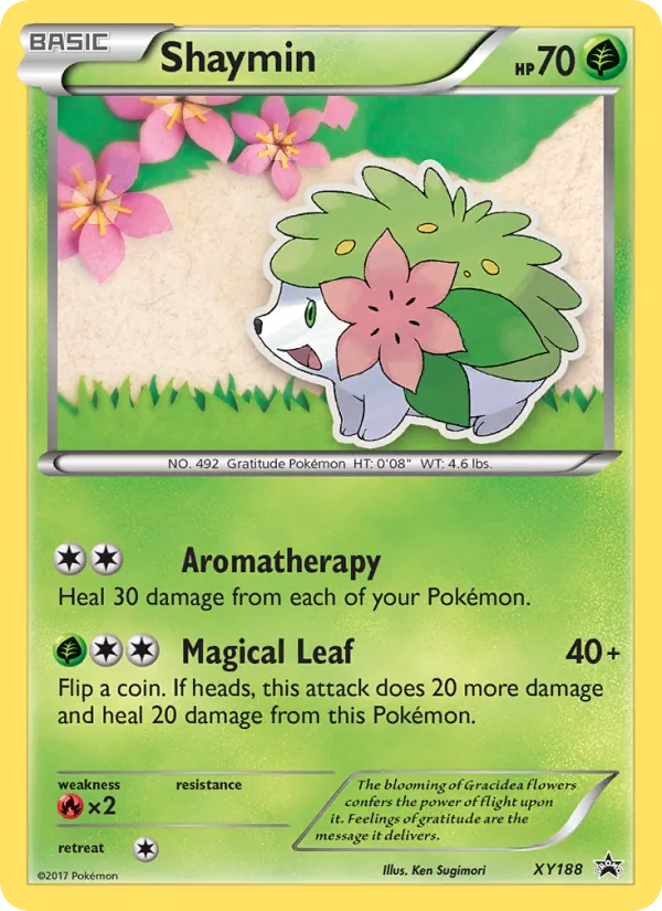 XY188 Shaymin – XY Black Star Promos