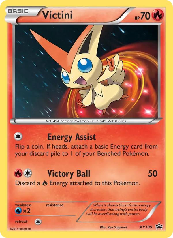 XY189 Victini – XY Black Star Promos