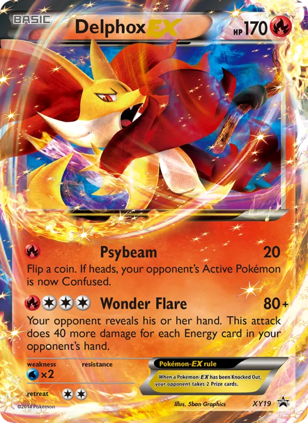 XY19 Delphox EX – XY Black Star Promos