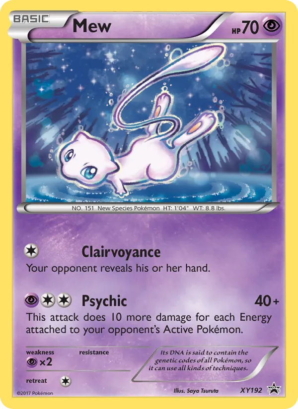 XY192 Mew – XY Black Star Promos