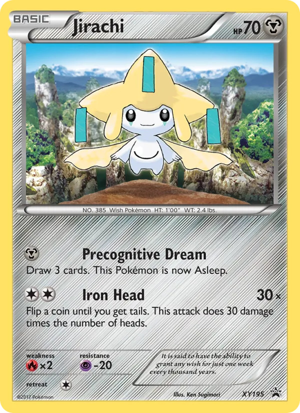 XY195 Jirachi – XY Black Star Promos