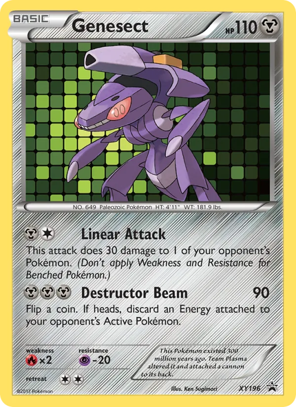 XY196 Genesect – XY Black Star Promos