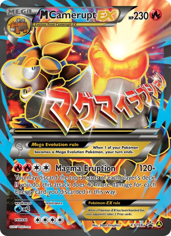 XY198a M Camerupt-EX – XY Black Star Promos