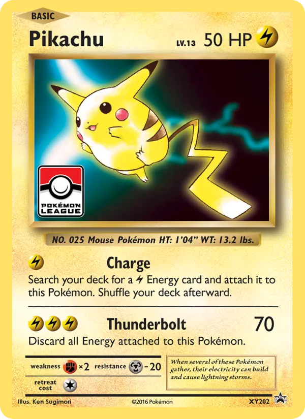 XY202 Pikachu – XY Black Star Promos