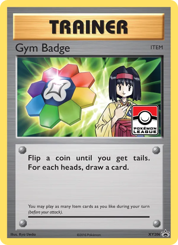 XY206 Gym Badge – XY Black Star Promos