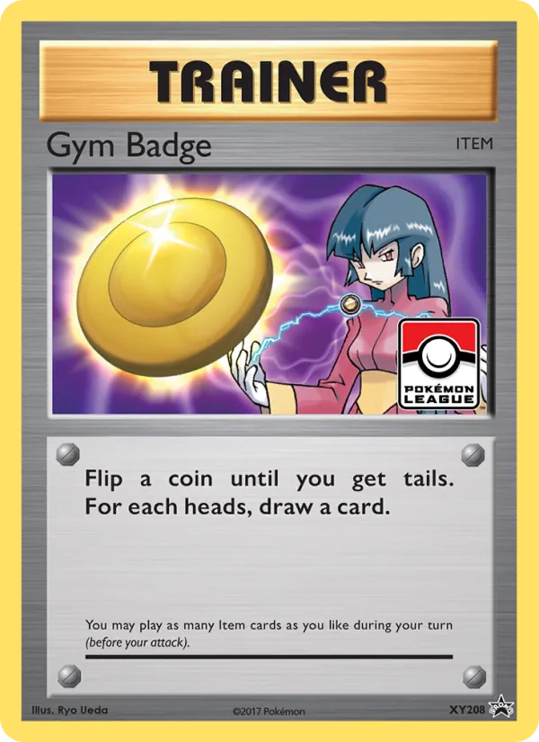 XY208 Gym Badge – XY Black Star Promos