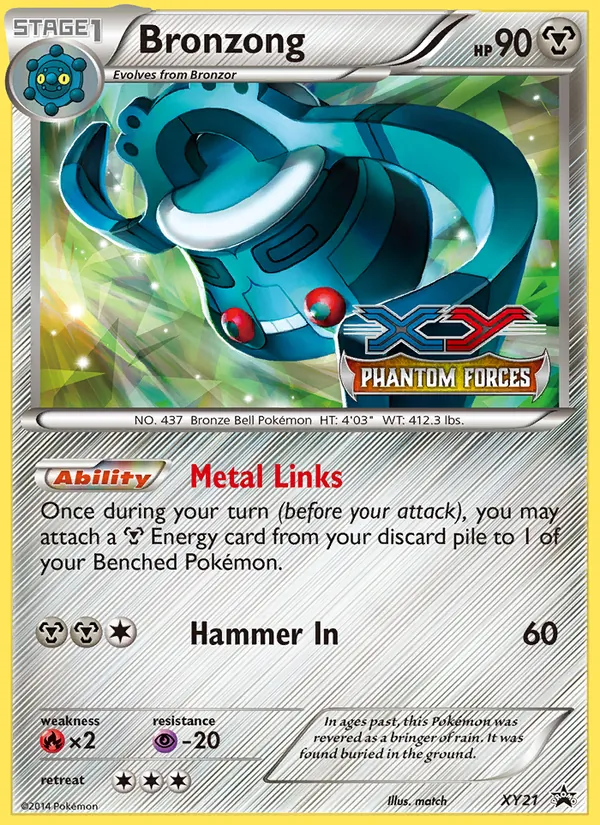 XY21 Bronzong – XY Black Star Promos