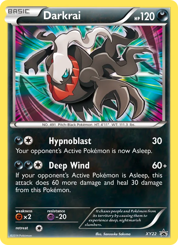 XY22 Darkrai – XY Black Star Promos