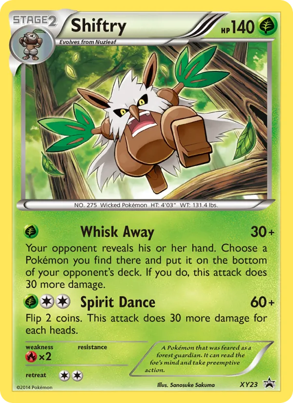 XY23 Shiftry – XY Black Star Promos