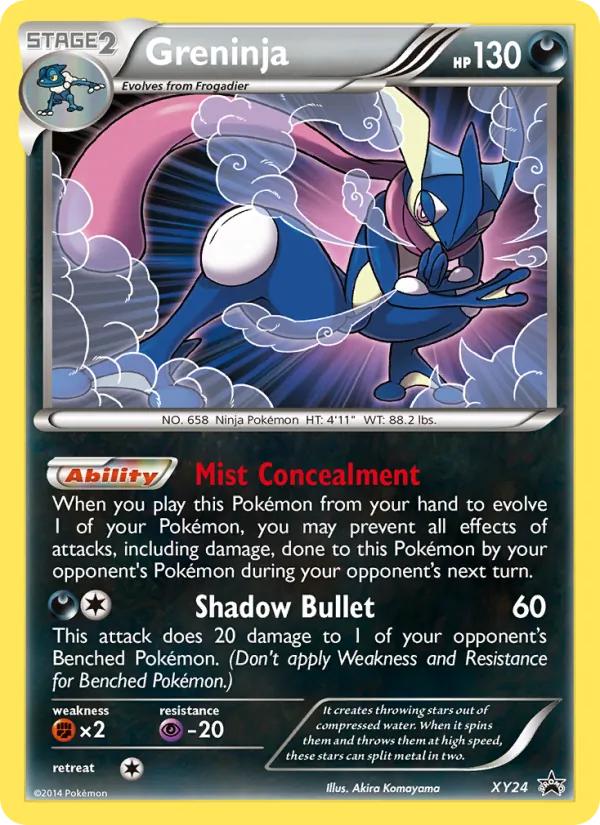 XY24 Greninja – XY Black Star Promos