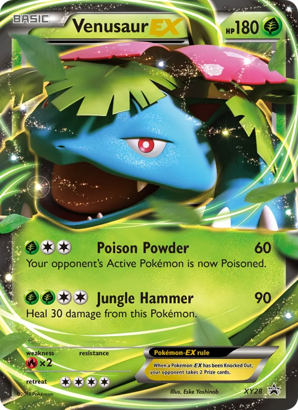 XY28 Venusaur EX – XY Black Star Promos