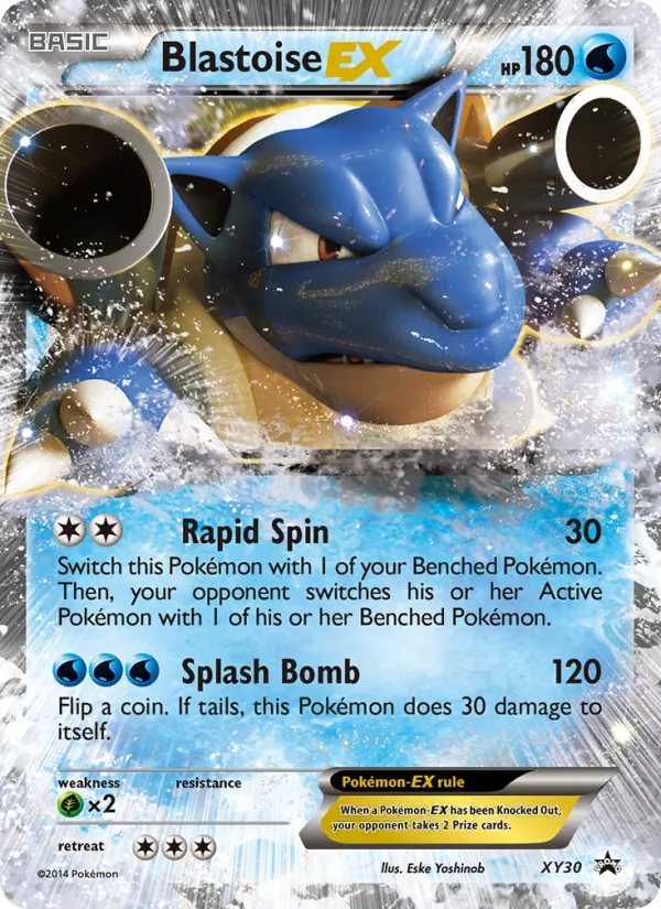 XY30 Blastoise EX – XY Black Star Promos