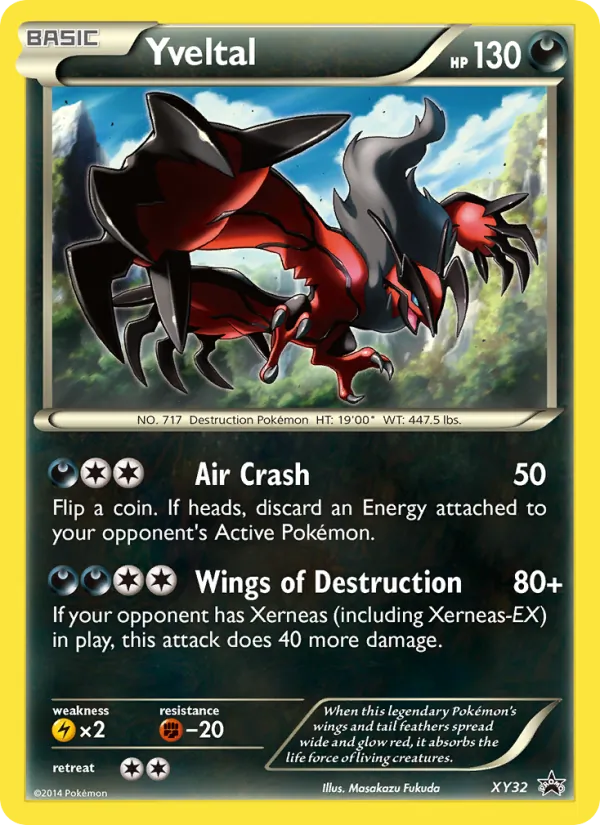 XY32 Yveltal – XY Black Star Promos