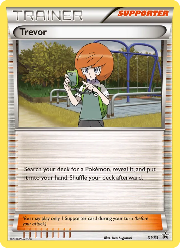 XY33 Trevor – XY Black Star Promos