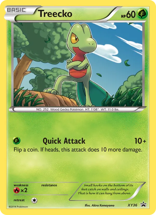 XY36 Treecko – XY Black Star Promos