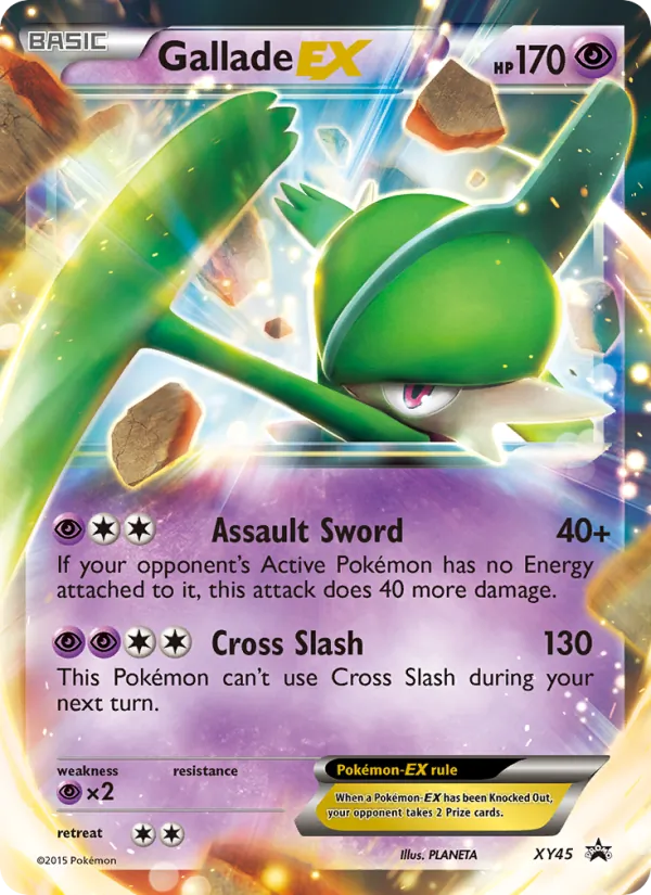 XY45 Gallade EX – XY Black Star Promos