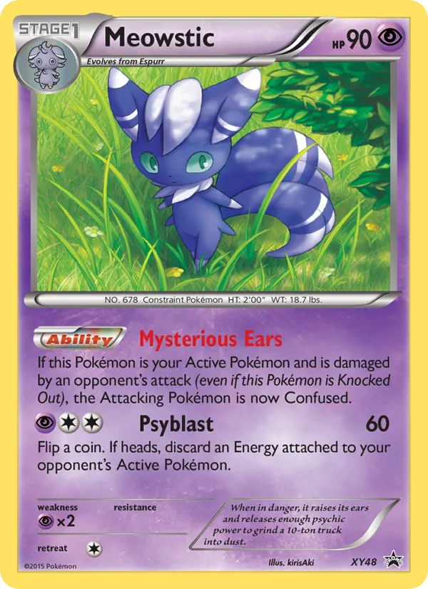 XY48 Meowstic – XY Black Star Promos
