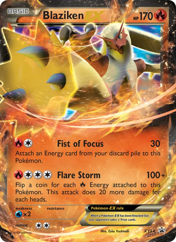 XY54 Blaziken EX – XY Black Star Promos