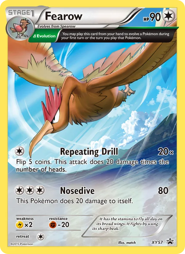 XY57 Fearow – XY Black Star Promos