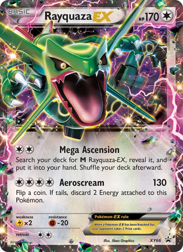 XY66 Rayquaza EX – XY Black Star Promos
