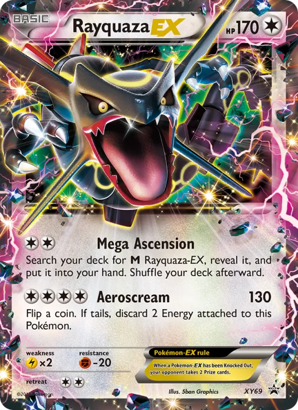 XY69 Rayquaza EX – XY Black Star Promos
