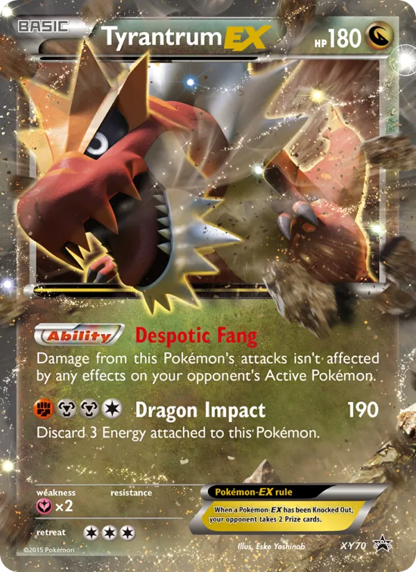 XY70 Tyrantrum EX – XY Black Star Promos