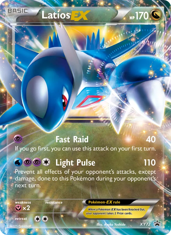 XY72 Latios EX – XY Black Star Promos