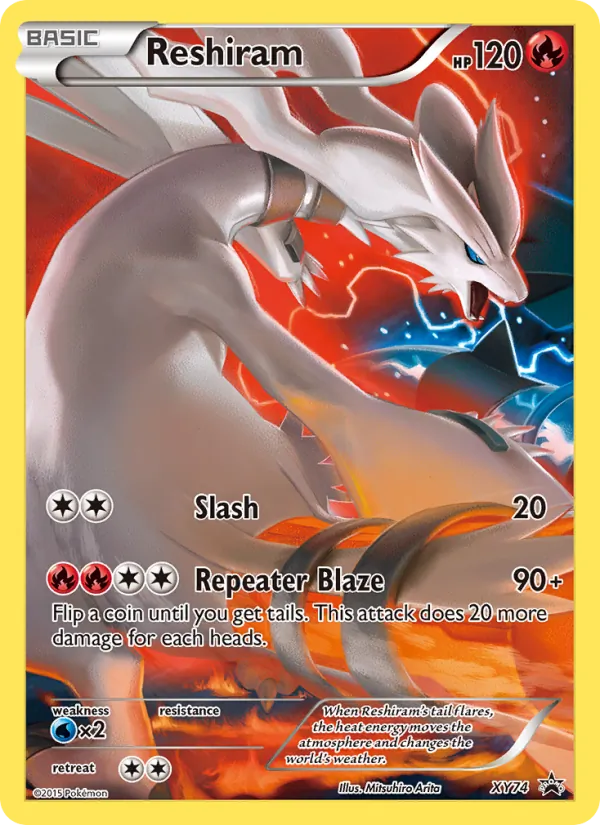 XY74 Reshiram – XY Black Star Promos