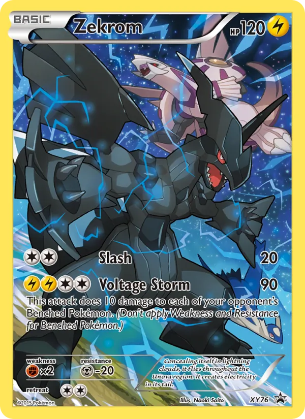 XY76 Zekrom – XY Black Star Promos