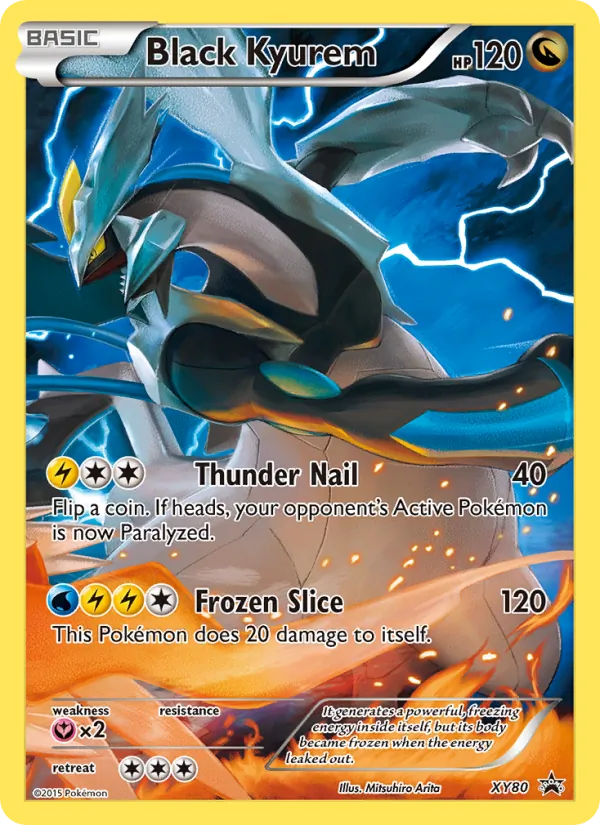 XY80 Black Kyurem – XY Black Star Promos