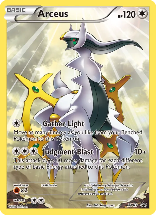 XY83 Arceus – XY Black Star Promos
