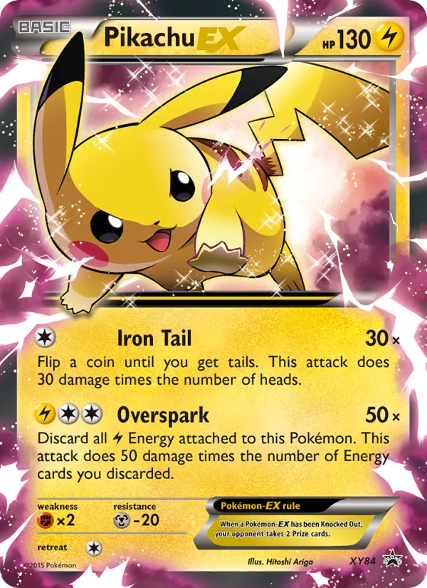 XY84 Pikachu EX – XY Black Star Promos