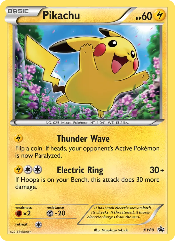 XY89 Pikachu – XY Black Star Promos