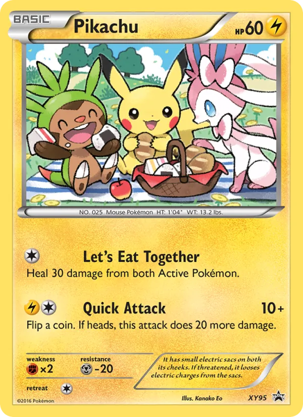 XY95 Pikachu – XY Black Star Promos