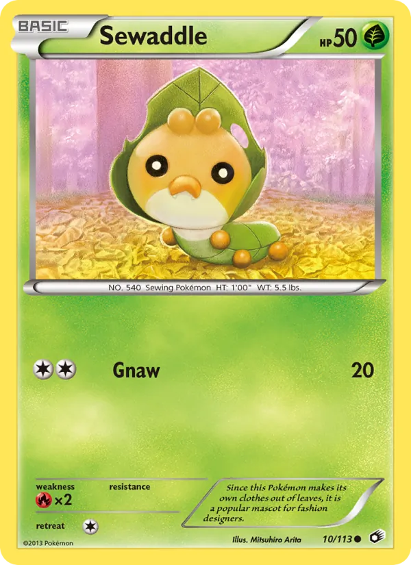 10 Sewaddle – Legendary Treasures