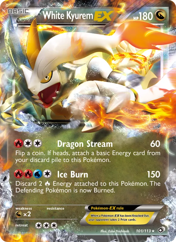 101 White Kyurem-EX – Legendary Treasures